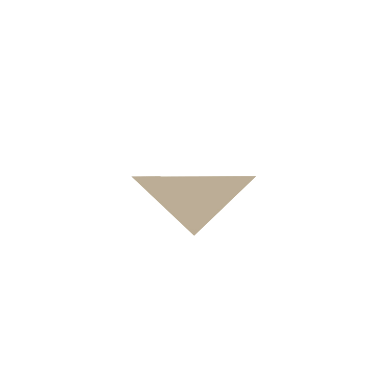 Flise - Triangel, 3,5/3,5/5 cm, Hør, - Linen LIN