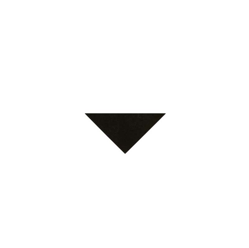 Klinker - Victorian triangel 3,5/3,5/5 cm svart