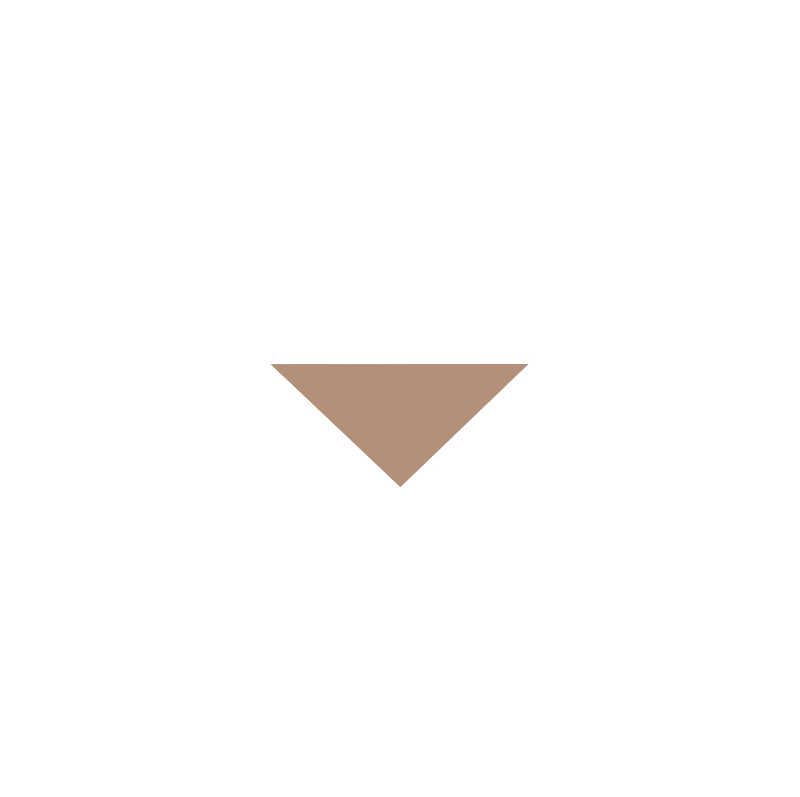 Flise - Victorian triangler 3,5/3,5/5 cm Gammelrosa - Old Pink RSV