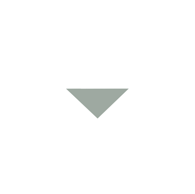 Flise - Victorian triangler 3,5/3,5/5 cm Lyse Grønn - Pale Green VEP
