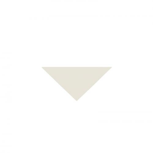 Klinker - Victorian triangel 5/5/7 cm vit