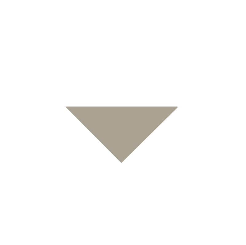 Flise - Victorian triangler 5/5/7 cm Lyse Grå - Pale Grey GRP