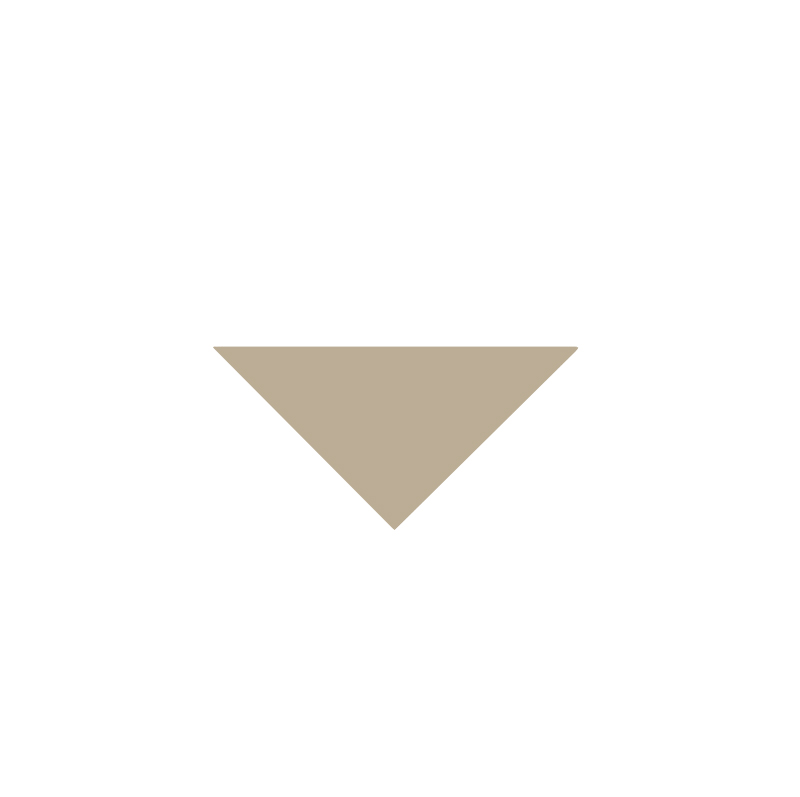Flise - Victorian triangler 5/5/7 cm Linen LIN