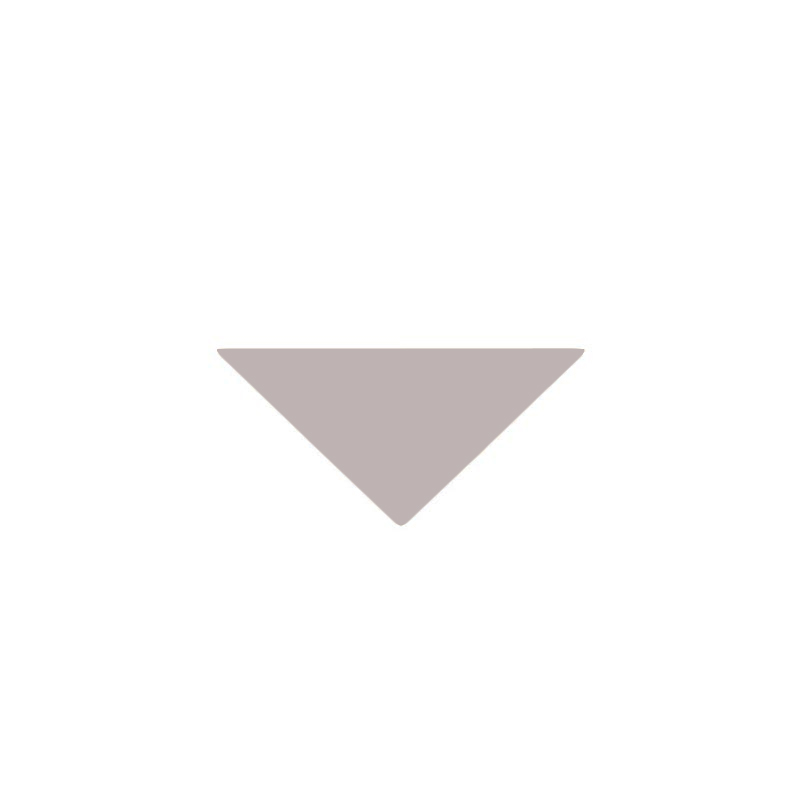 Flise - Victorian triangler 5/5/7 cm Lavendel - Parma PAR