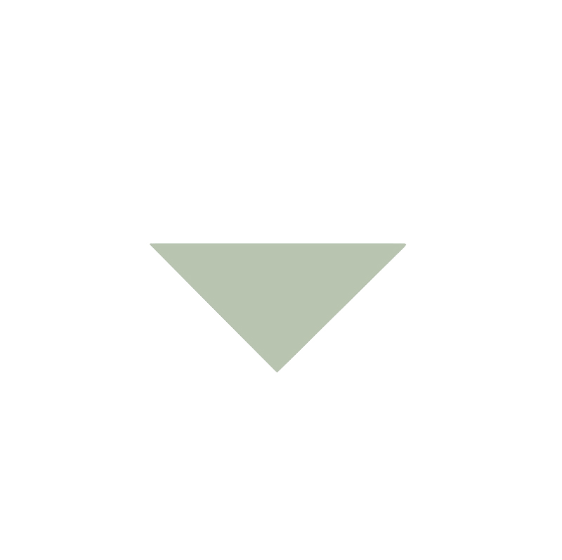 Flise - Victorian triangler 5/5/7 cm Pistasj - Pistachio PIS