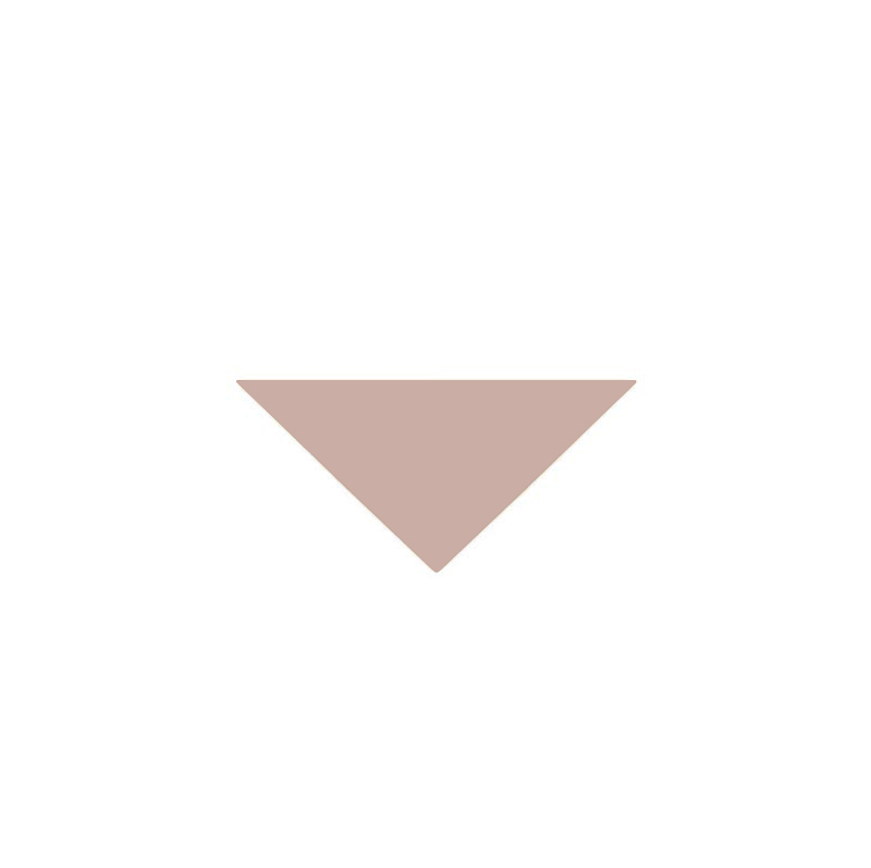 Fliesen - Viktorianisches Dreiecke 5/5/7 cm Rosa - Pink RSU