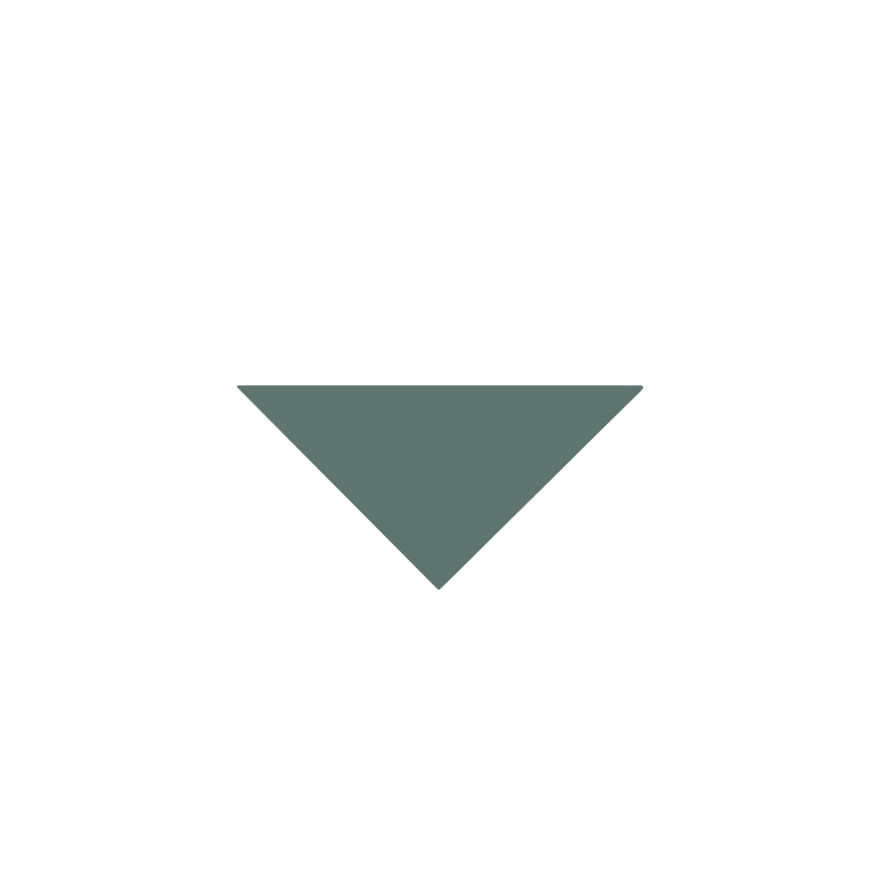 Fliesen - Viktorianisches Dreiecke 5/5/7 cm Dunkelgrün - Dark Green VEF