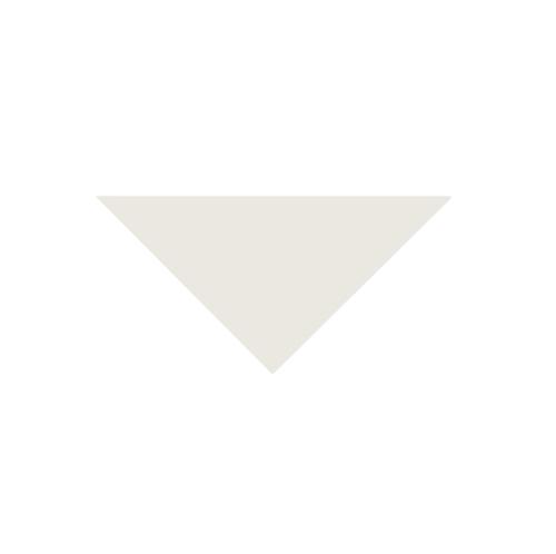 Flise - Victorian Triangler 7 x 7 x 10 cm Hvite - Super White BAS