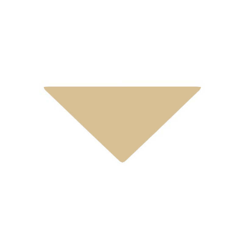 Tiles - Victorian Triangles 7 x 7 x 10 cm (2.76 x 2.76 x 3.94 in.) - Cognac COG
