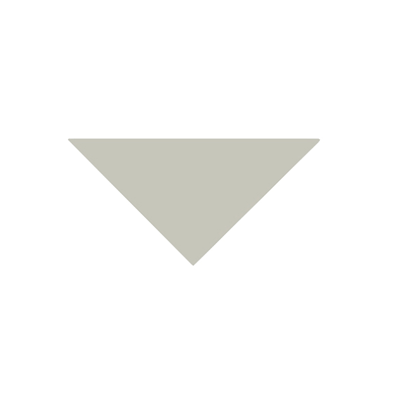 Klinker - Victorian Triangel, 7/7/10 cm Perlegrå - Pearl Grey PER
