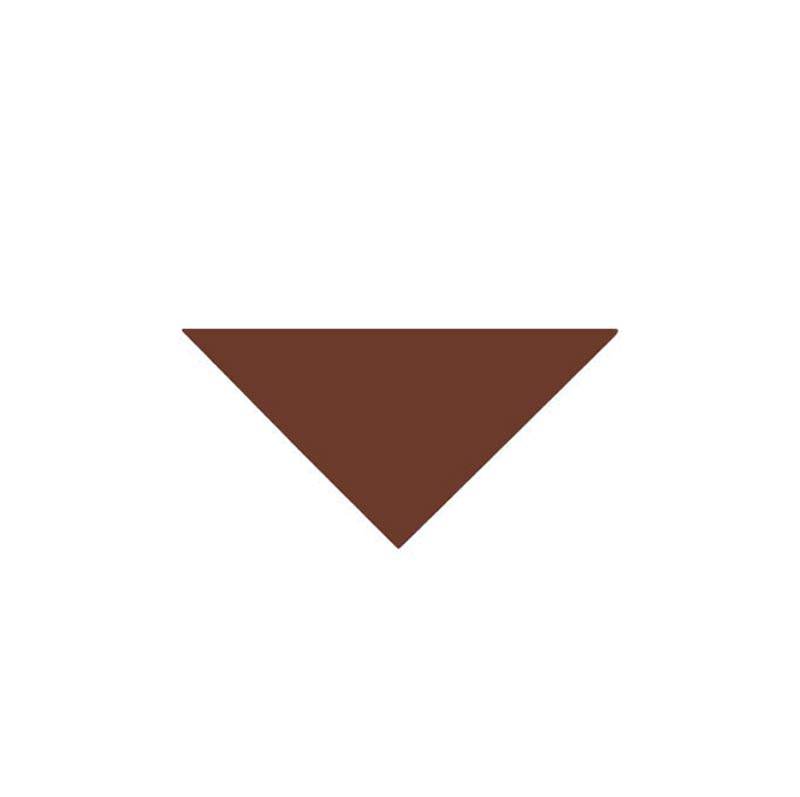 Klinker - Victorian triangel 7/7/10 cm röd