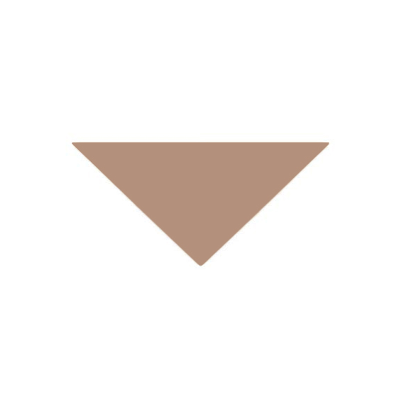 Fliesen - Viktorianisches Dreiecke 7/7/10 cm Altrosa - Old Pink RSV