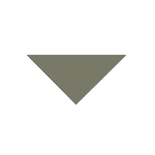 Flise - Victorian Triangler 7 x 7 x 10 cm - Australian Green VEA
