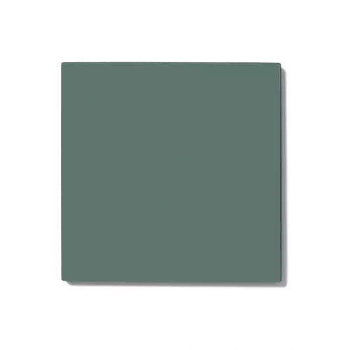 Floor Tiles - 10 x 10 cm (3.93 x 3.93 In.) - Dark Green VEF