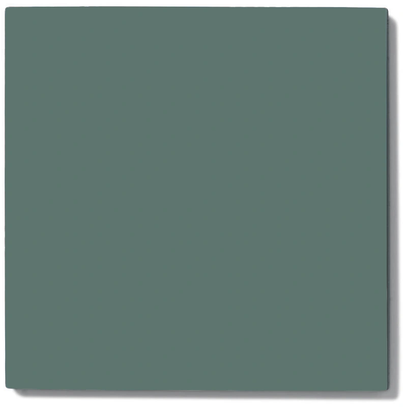 Klinke - Granitkeramik, 15 x 15 cm, Mørkegrøn, - Dark Green VEF