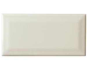 Flis Victoria - Vegg kant 7,5 x 15 cm elfenben hvit, blank