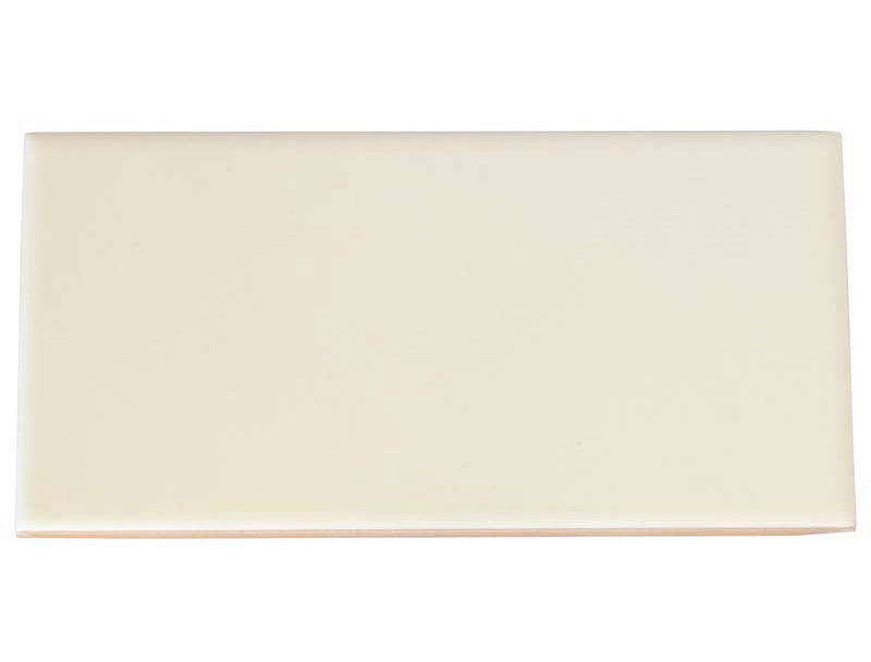 Kakel Victoria - 7,5 x 15 cm elfenbensvit, blank - gammaldags inredning - klassisk stil - retro - sekelskifte
