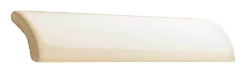 Kakel Victoria - Kantlist 2,5 x 15 cm elfenbensvit, blank