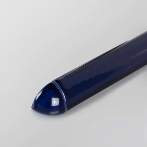 Fliese Victoria – Eckstück für Bordüre, ultramarinblau
