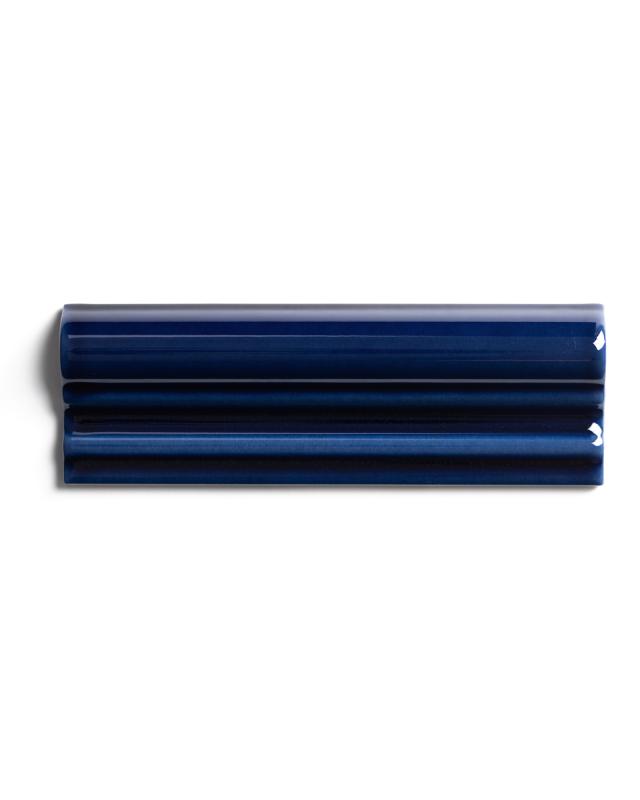 Fliese Victoria – Bordüre 5 × 15 cm, ultramarinblau