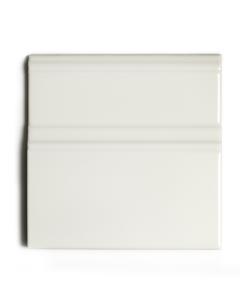 Flis Victoria - Gulvlist 15 x 15 cm elfenben hvit, blank