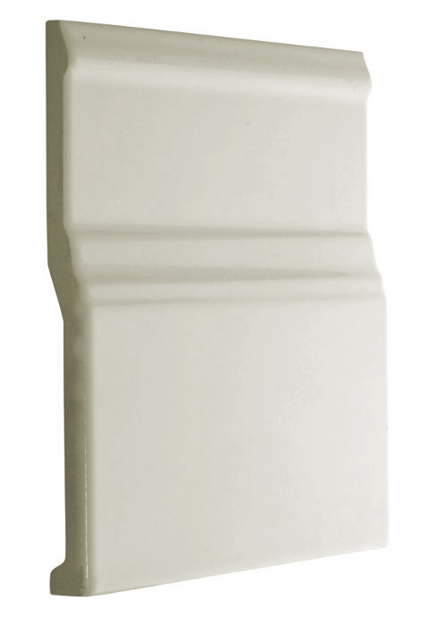 Flis Victoria - Gulvlist 15 x 15 cm elfenben hvit, blank