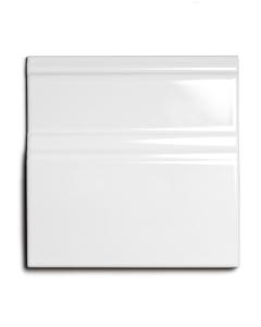 Flis Victoria - Gulvlist 15 x 15 cm hvit, blank