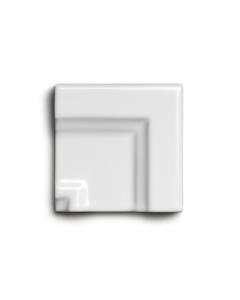 Tile Victoria - Frame Corner piece for tile molding, 7.5 x 15, white