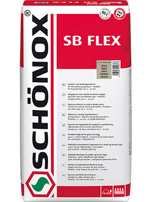 Fugemasse til fliser - Schönox SB mørkegrå 5 kg