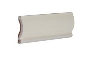 Fliser Mayfair - Krakelert Antikkhvit Brystlist 5 x 13 cm Blank, Lett Bølgete
