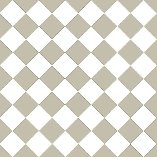Granitklinker - Schackrutigt 10 x 10 cm pärlgrå/vit - sekelskiftesstil - gammaldags inredning - klassisk stil - retro