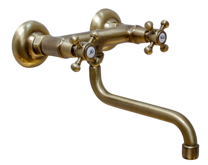 Kitchen Faucet - Wall Lady bronze