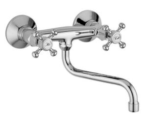 Kitchen Faucet - Wall Lady chrome
