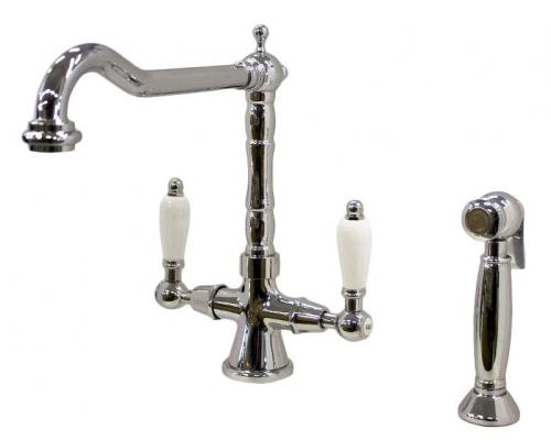 Kitchen mixer - Chelsea chrome with separate hand spray