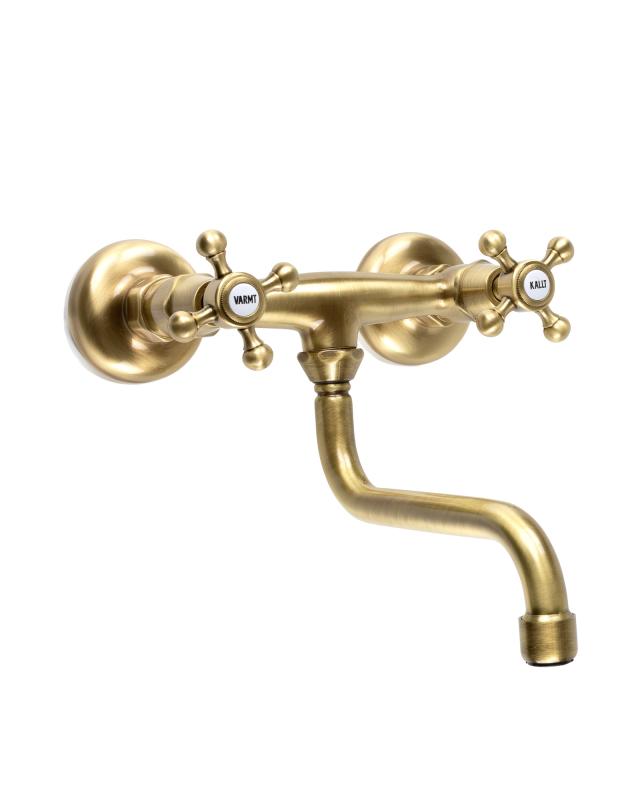 Kitchen Faucet - Wall-Mounted Faucet Kensington Bronze