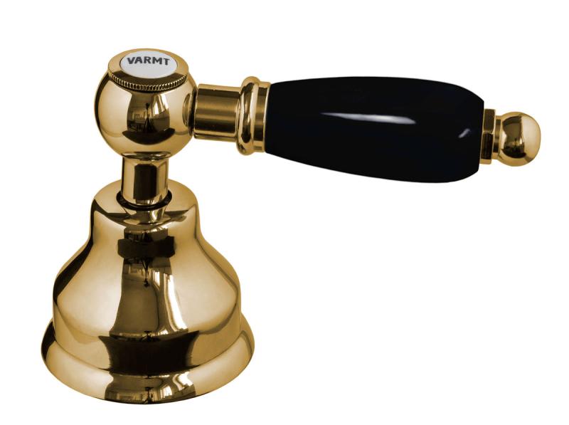 Dishwasher valve - Chelsea Black Handle, Brass