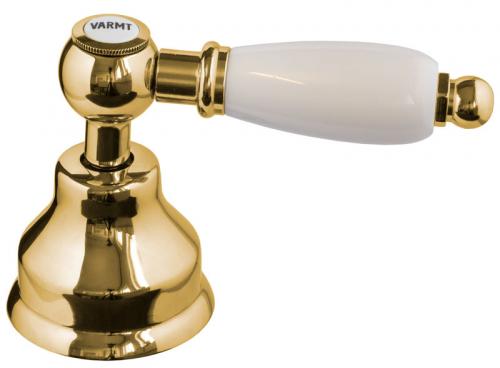 Dishwasher valve - Chelsea white handle, chrome