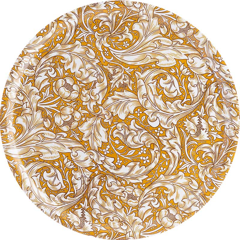Serveringsbrett 38 cm - William Morris, Bachelors Button - arvestykke - gammeldags dekor - klassisk stil - retro - sekelskifte