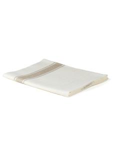 Kitchen Towel - Linen 50 x 70 cm (19.7 x 27.6 in.), Folk White/Unbleached