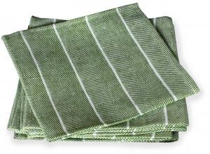 Napkin - Herringbone pattern, green