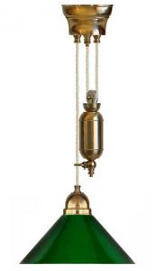 Bankirlampa mässing med grön skärm Klassisk Bankirlampa mässing med grön skärm Klassisk