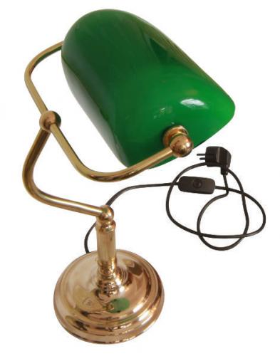 Bordslampa - Bankirlampa - gammaldags inredning - klassisk stil - retro - sekelskifte