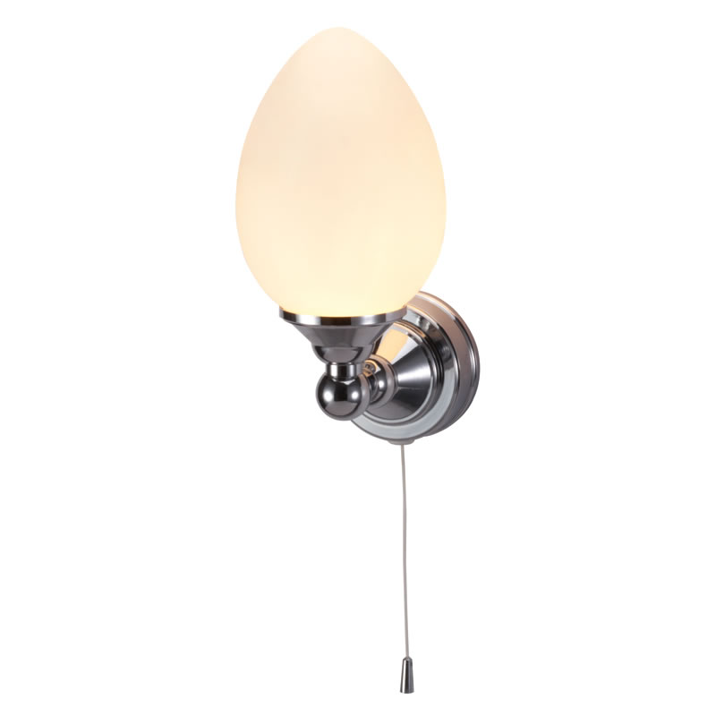 Badezimmerlampe - Burlington Wandlampe mit Tropfenschirm