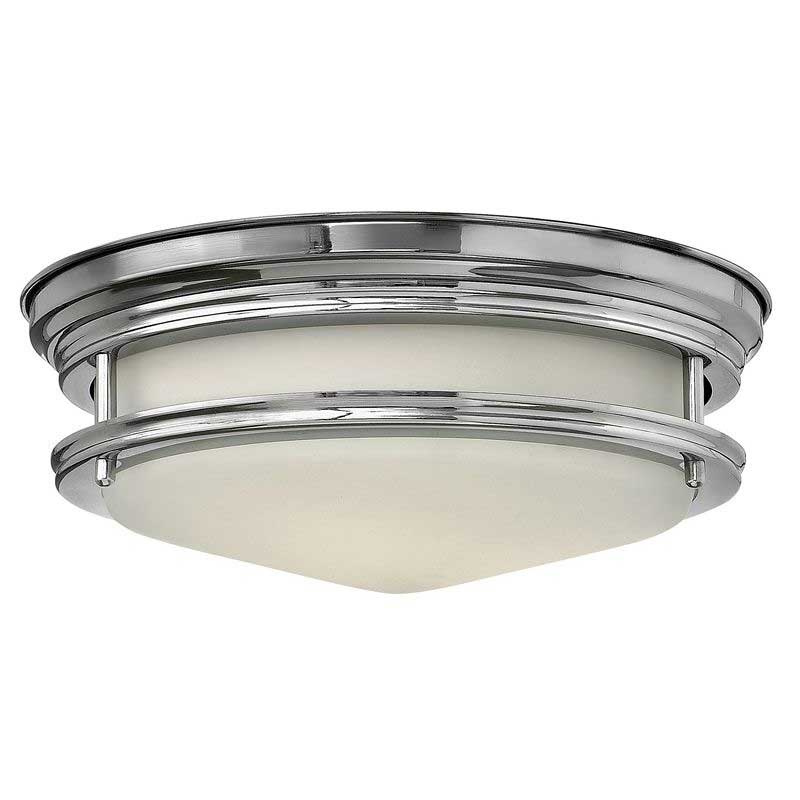 Badeværelseslampe - Loftslampe, Teign, plafond, krom/mat hvid