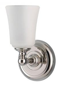Badeværelseslampe - Væglampe, Coquet, krom/frost