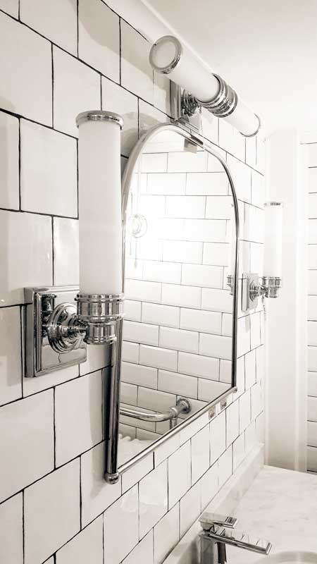 Gammaldags badrumslampa Gammaldags badrumslampa