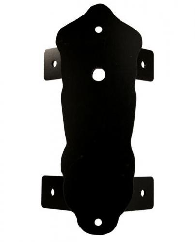 Corner wall mount in black throw - For Solvik - old style - vintage interior - classic style - retro