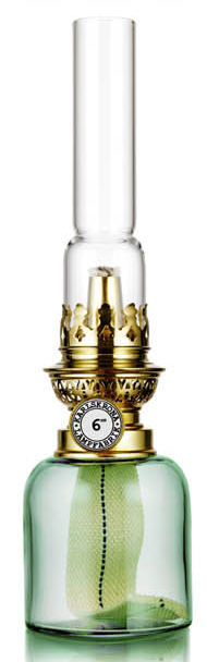 Parafinlampe - Koholmen - arvestykke - gammeldags dekor - klassisk stil - retro - sekelskifte
