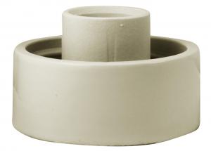 Lampsockel porslin - Vit/rak IP20 - gammaldags inredning - retro - klassisk stil - gammal inredning