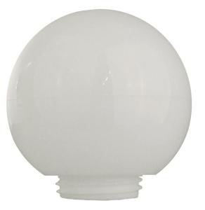Kuppelskærm til havelampe - Opalhvid 180 mm